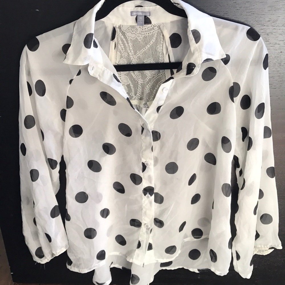 Polka-dot Top